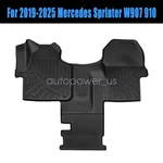 Floor Mats Liners For 2019-2025 Mercedes Sprinter 2500/3500 W907 910 Tpe Black New. Price: $74.49.