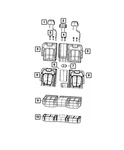 Genuine Mopar Cup Holder Liner 68540435AB New. Price: $10.29.