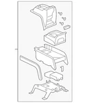 Genuine Gm Console Assembly 22768894 New. Price: $494.73.