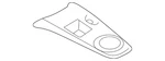 Genuine Mitsubishi Trim Plate MR647677 New. Price: $166.65.