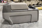 2004-2008 Ford F150 Front Floor Console Gray Column Shift Used. Price: $199.49.