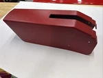 1967 Corvette Console Shifter Surround 3897370 Gm Red 407 408 Ncrs Used. Price: $230.00.