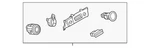 Genuine Nissan Console Trim Panel 96912-6RB0A New. Price: $261.77.