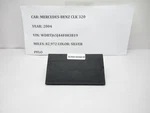 2003-2004 Mercedes-benz CLK320 Center Console Armrest Rubber A2096800268 Oem Used. Price: $20.25.
