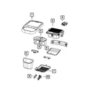 Genuine Mopar Console End Cap 6EG64DX9AB New. Price: $78.33.