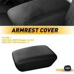 New For 2018-2024 Jeep Wrangler Jlu Center Console Lid Armrest Leather Cover. Price: $17.99.