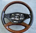 10-14 Mercedes W221 S400 S550 Steering Wheel Wood Trim Black W/paddle Shifters Used. Price: $149.00.