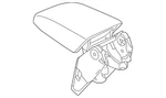 Genuine Volkswagen Armrest 5H0-864-207-D-VYD New. Price: $138.36.