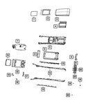 Genuine Mopar Console Shifter Bezel 1CY34DX9AD New. Price: $26.78.