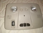 2015 2016 Gmc Acadia Front Overhead Console Assembly Gray Color Used. Price: $35.00.