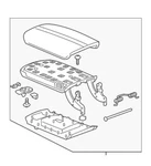 Genuine Gm Armrest 84981422 New. Price: $78.45.