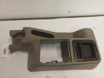 Tan Front Floor Console Cup Holder Panel From 2004 Jeep Tj Wrangler 12825334 Used. Price: $129.69.