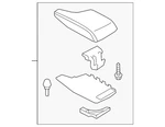 Genuine Mazda Armrest Assembly BHN2-64-450D-02 New. Price: $190.83.