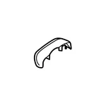 Genuine Mercedes-benz Oe Cover Trim 294-680-30-03-1D02 New. Price: $63.42.